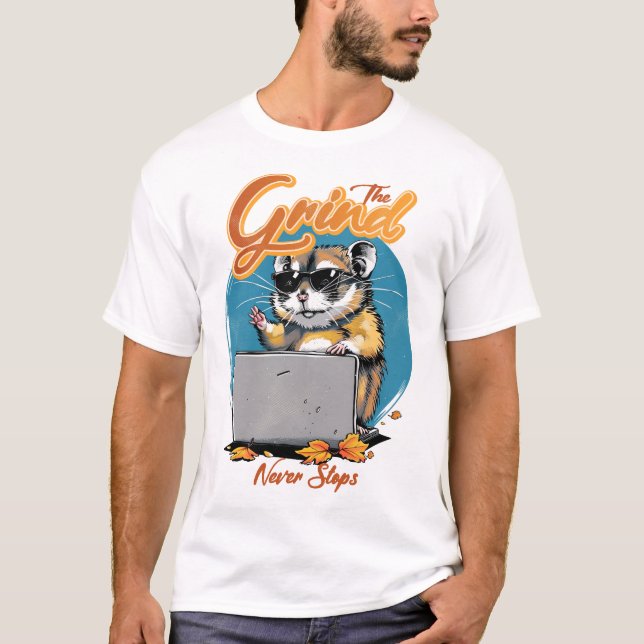 T-shirt Le moulin ne s'arrête jamais (Devant)