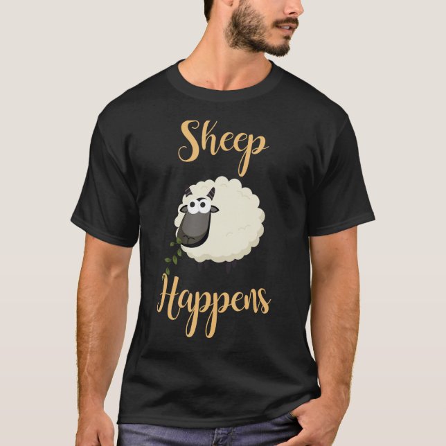 T-shirt Le Mouton Arrive, L'Amant Du Mouton (Devant)