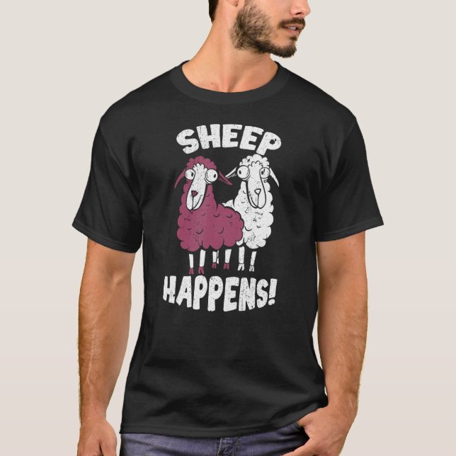 T-shirt Le mouton berger arrive (Devant)