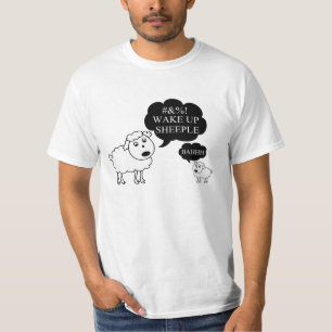 T-shirt Le mouton indique réveille Sheeple