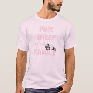 T-shirt Le mouton rose pique tous les styles d'hommes