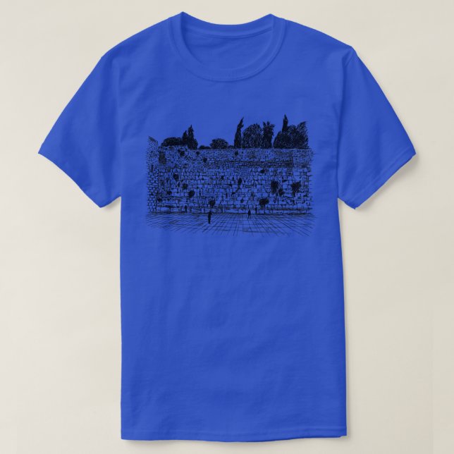 T-shirt Le mur occidental (Design devant)
