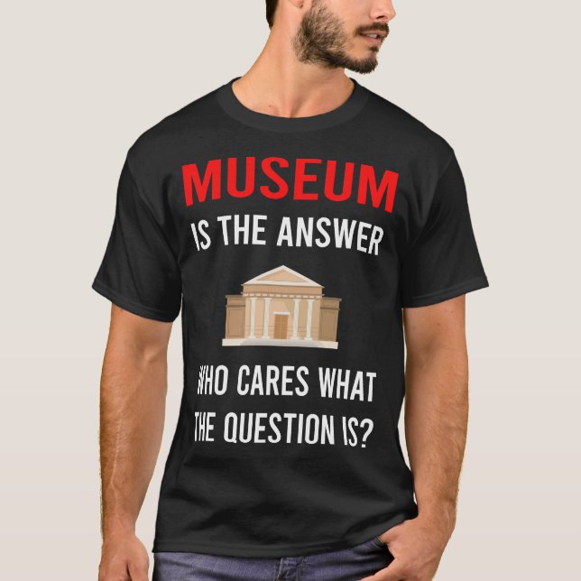 T-shirt Le Musée de la Réponse (Devant)