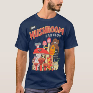 T-shirt Le Mushroom Fan Club Retro Cute Cottagecore Mushr