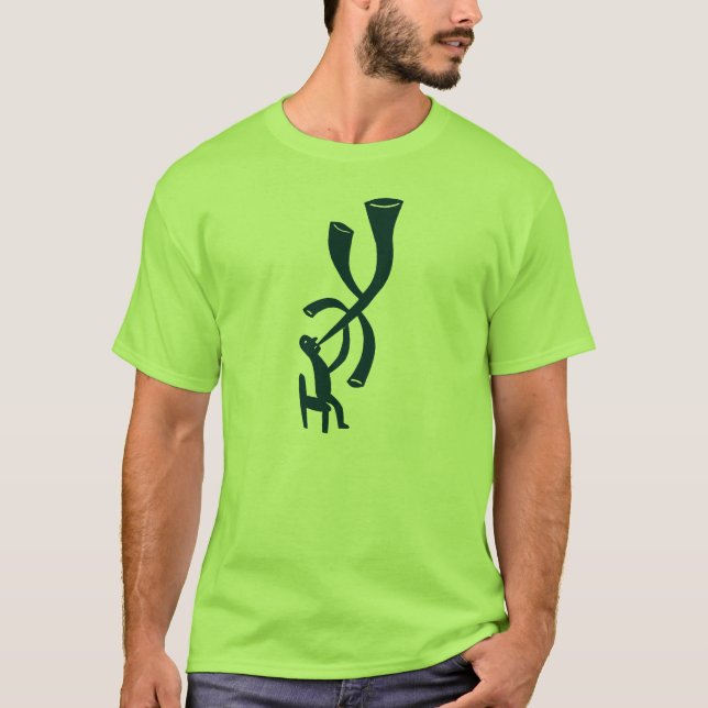T-shirt Le musicien vont bonheur d'espoir de danse (Devant)