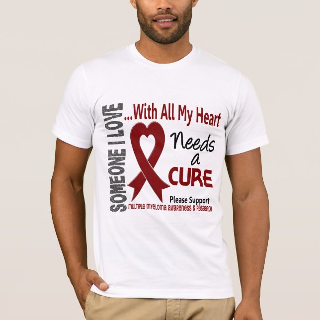 T-shirt Le myélome multiple a besoin d'un traitement 3 (Devant)