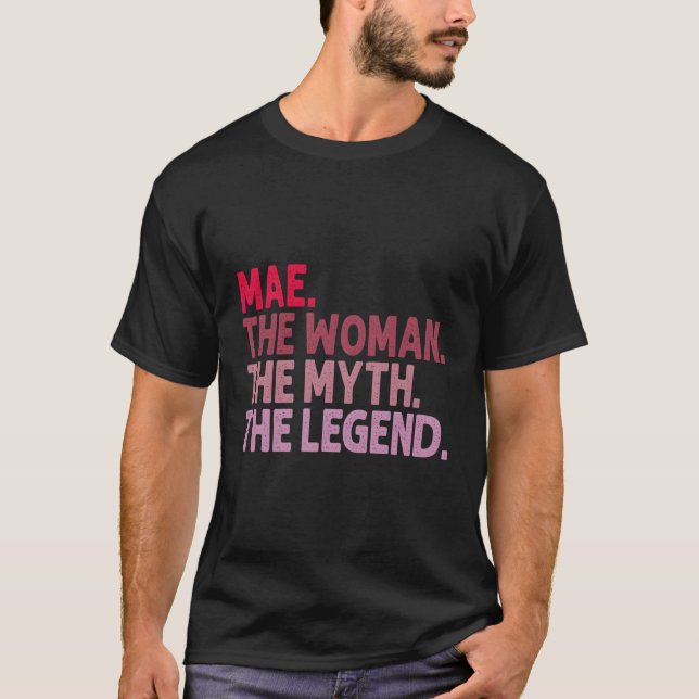 T-shirt Le Mythe La Légende Personnalisée (Devant)