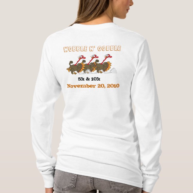 T-shirt Le n de shimmy avalent la course (Dos)