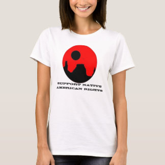 T-SHIRT LE NATIF AMÉRICAIN DE SOUTIEN REDRESSE LES