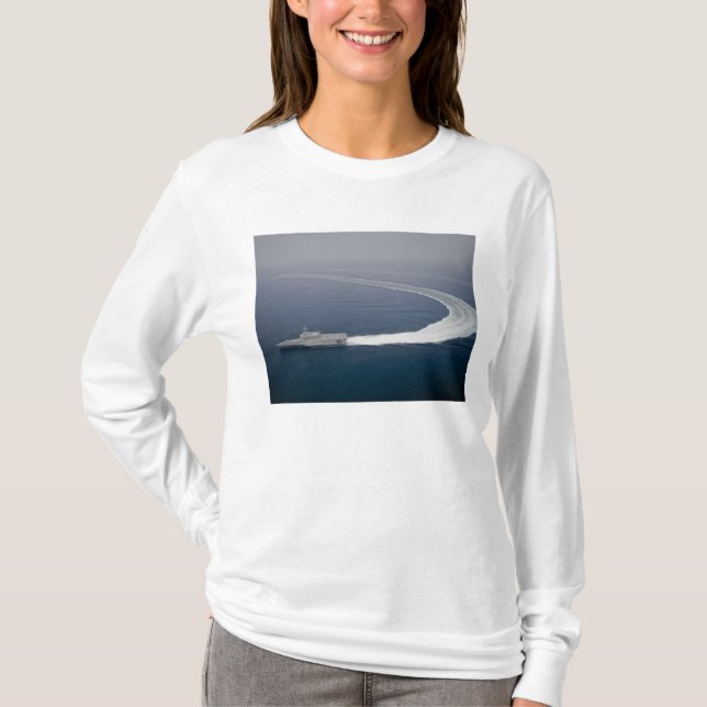 T-shirt Le navire de combat littoral Independence 4 (Devant)