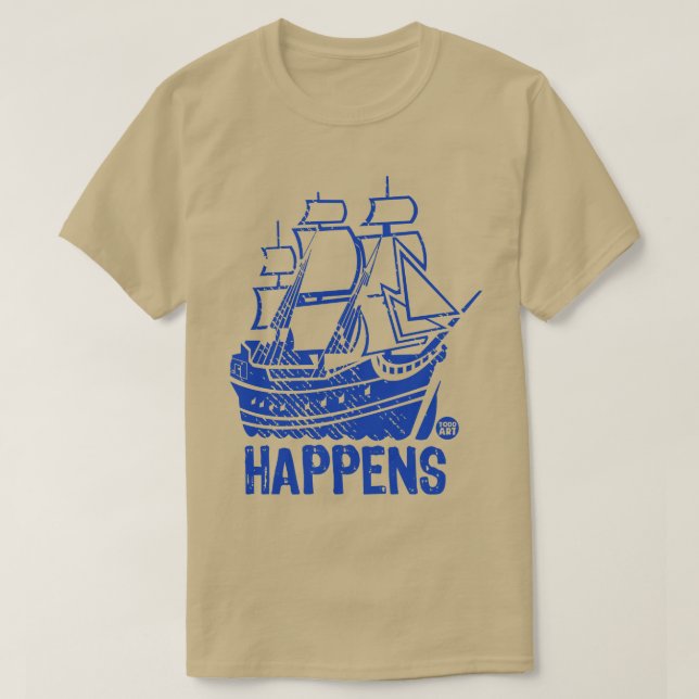 T-SHIRT LE NAVIRE SE PRODUIT (Design devant)