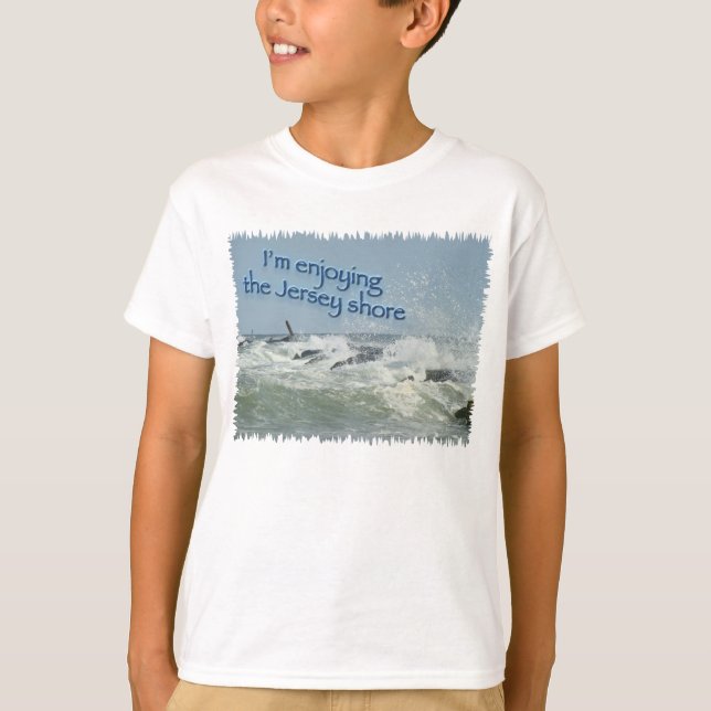 T-shirt Le New Jersey Shore (Devant)