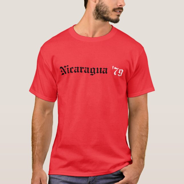 T-shirt Le Nicaragua '79 (Devant)