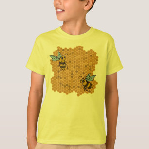 T-shirt Le nid d'abeilles gaffent des abeilles