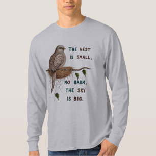 T-shirt Le nid est petit, sans danger — Le ciel est grand