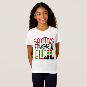 T-Shirt Le Noël de l'elfe préféré du Père Noël Vacances en