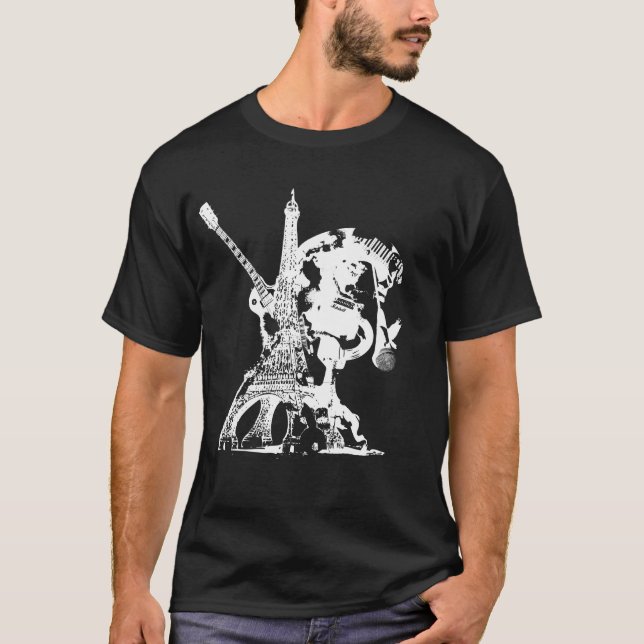 T-shirt Le-Noir-Eiffel (Devant)