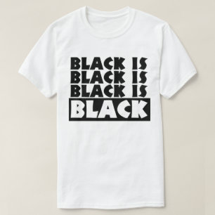 T-shirt Le noir est noir