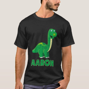 T-shirt Le nom de dinosaure de Kids Dino Aaron