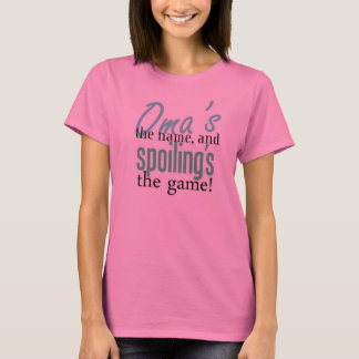 T-shirt Le nom d'Oma, et détérioration du jeu !
