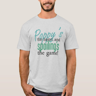 T-shirt Le nom du pavot, et détérioration du jeu
