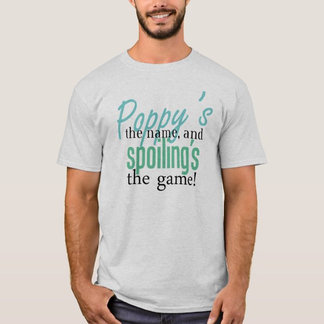 T-shirt Le nom du pavot, et détérioration du jeu (Devant)
