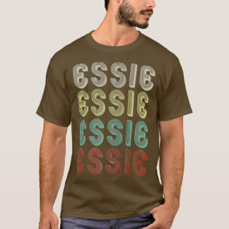 T-shirt Le Nom Est Essie Dans Rétro Disco Vintage Amusant