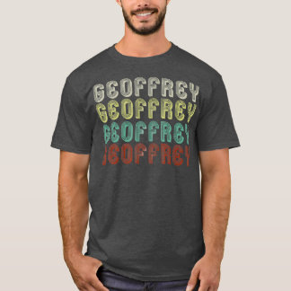 T-shirt Le Nom Est Geoffrey Dans Funny Retro Mens Vintages
