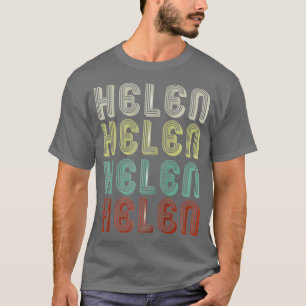 T-shirt Le Nom Est Helen Dans Funny Retro Vintage Disco