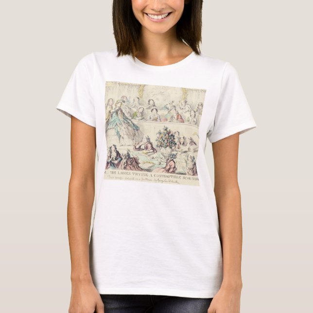T-shirt Le non-respect de la promesse - dessin humoristiqu (Devant)