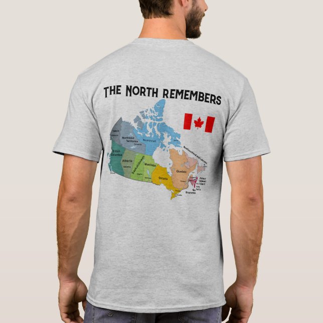 T-shirt Le Nord se souvient (Dos)