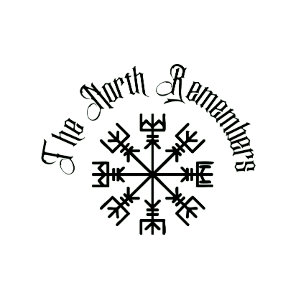 T-shirt Le Nord se souvient Viking Vegvisir Boussole