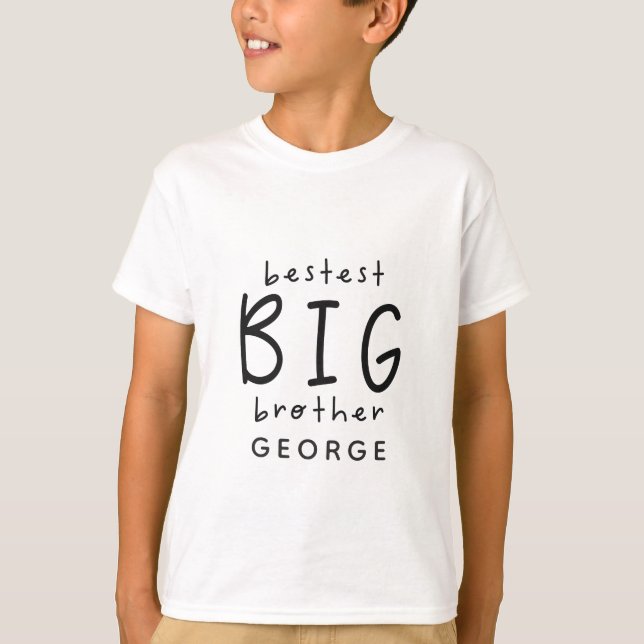 T-shirt le nouveau cadeau de bébé bestest de frère (Devant)