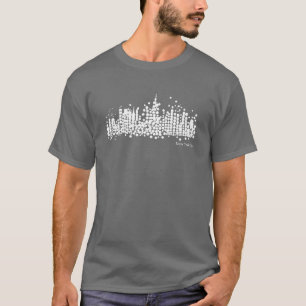 T-shirt Le nouveau design Big Apple sur les grandes chemis