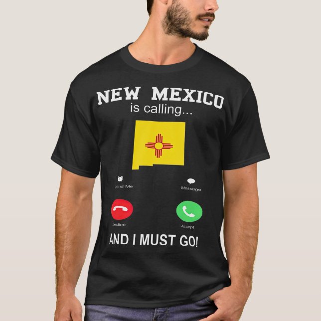 T-shirt Le Nouveau Mexique appelle les femmes amusantes Ho (Devant)