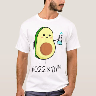 T-shirt Le numéro de jeu d'Avogadro. Baguette chimiste mig