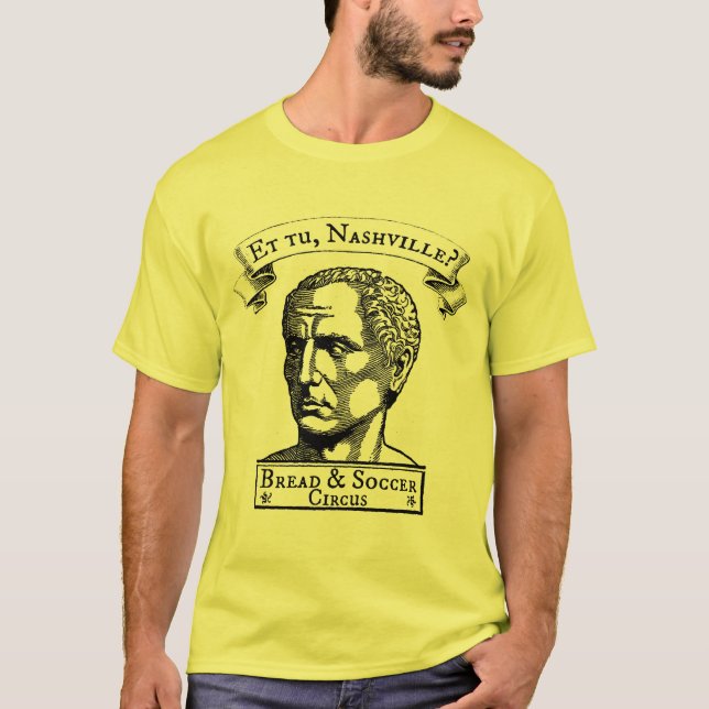 T-shirt Le pain de César et cirque du football (Devant)