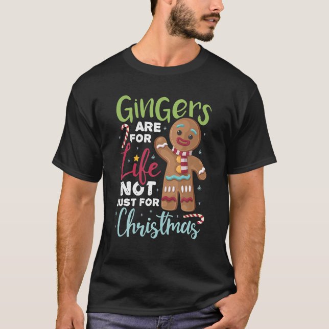 T-shirt Le Pain D'Épice Les Gingers Sont Pour La Vie Et Pa (Devant)