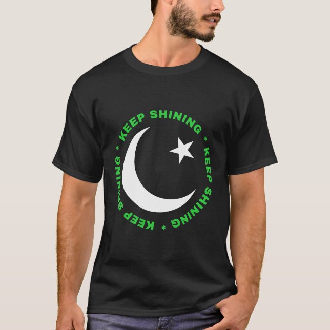 T-shirt Le Pakistan continue à briller (Devant)