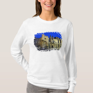 T-shirt Le Palais des Papes à Avignon au coucher du soleil