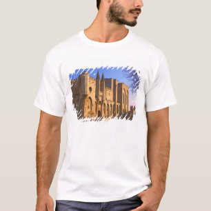 T-shirt Le Palais des Papes à Avignon avec des gens