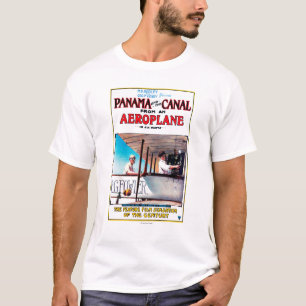 T-shirt Le Panama et l'affiche de promo de film d'avion de
