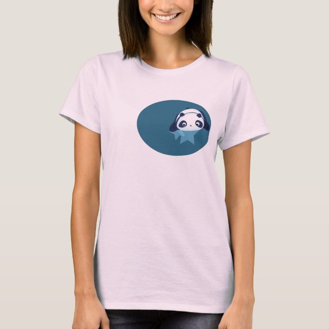 T-shirt le panda tombe (Devant)