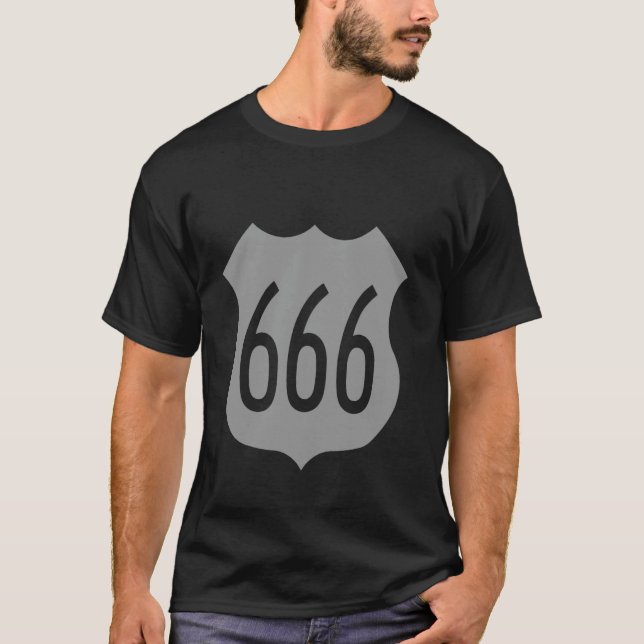 T-shirt Le Panneau Routier du Diable (Devant)
