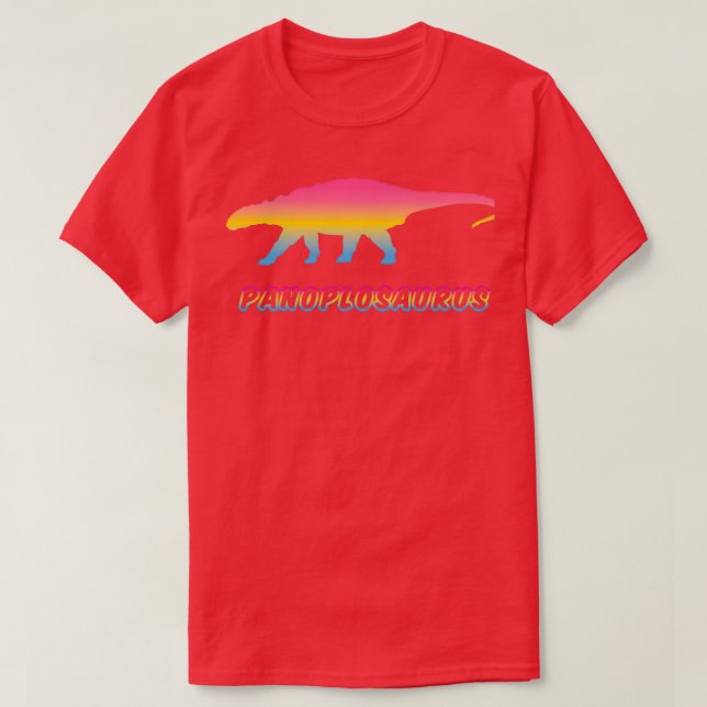 T-shirt Le panoplosaurus (Design devant)