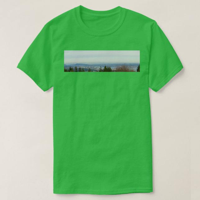 T-shirt Le panorama du Mont Baker (Design devant)