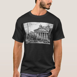 T-shirt Le Panthéon à Rome, dessinant par Leitch