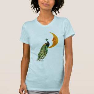 T-shirt Le paon sur la Lune