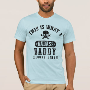 T-shirt Le papa de Badass regarde le goût