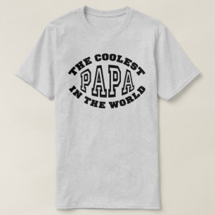T-shirt Le papa le plus frais